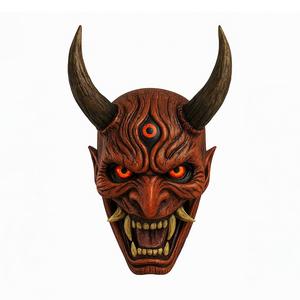 Japanese Hannya Mask The Third Eye Oni Red Devil toy
