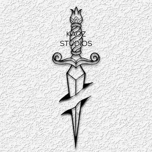 dagger wall art fantasy decor elf decoration