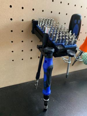 XOOL 80 in 1 Modular Screwdriver Kit Holder for PegBoard