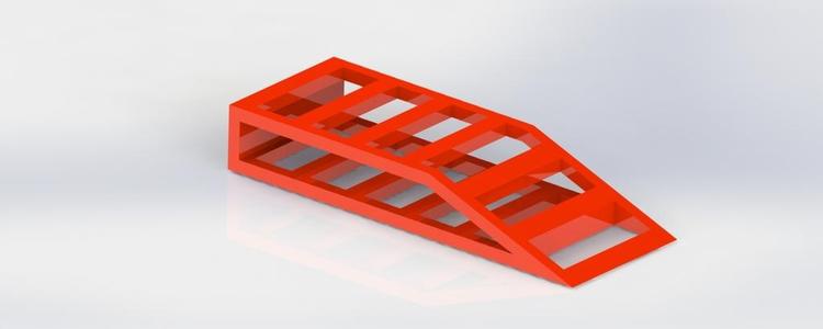 64 + Scale + Car Ramp