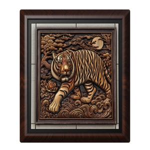 Tiger animal wall art relief wall decor