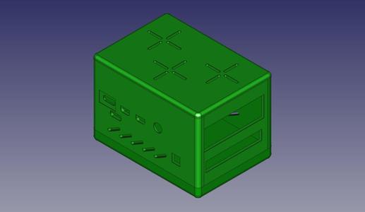 Raspberry Pi 4 Deep Case