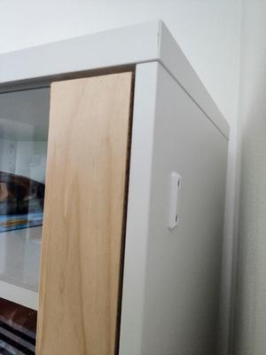 Ikea cabinet door hinge reinforcement 