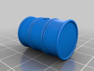 Grim Dark Classic Oil Barrel