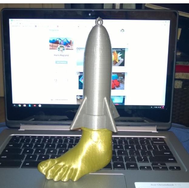 Missile Toe Ornament/Container