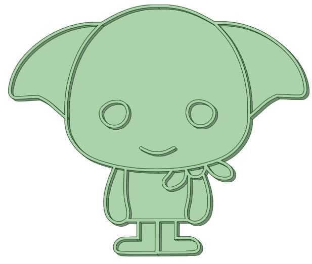 Dobbie harry potter cookie cutter