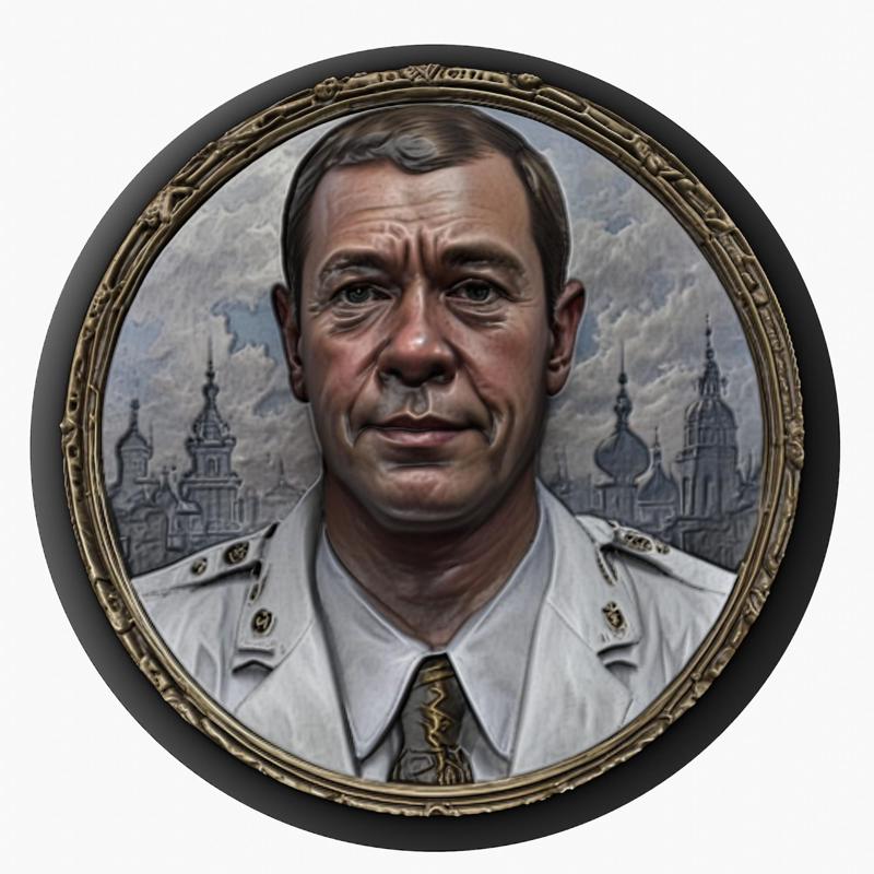 Dmitry Medvedev medallion pendant