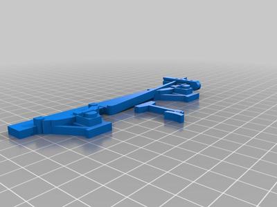 45mm gauge wagon chassis solebar with brake