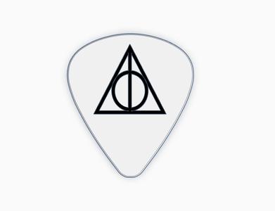Deathly Hollows Guitar Pick