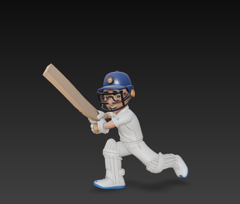 COLLECTION FIGURE Cricket (Cricket) PLAYER (INCLUDES TEXTURES)