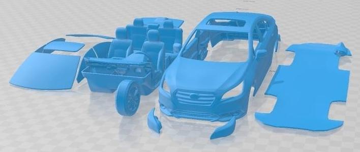 Subaru Legacy 2014 Printable Car