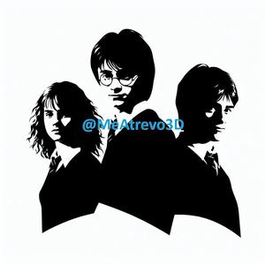 Ron Hermion Harry Potter #4