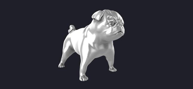 pug dog 3D MODEL