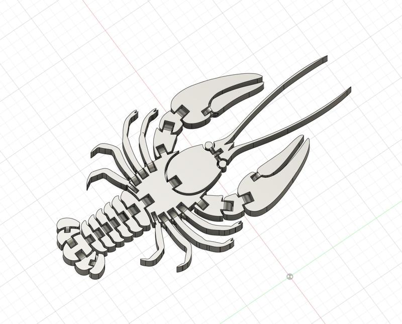 Flexi Print In Place Crawfish