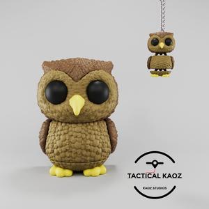Flexy Owl Figurine + Keychain