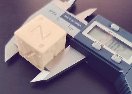 20mm calibration cube (and dice)