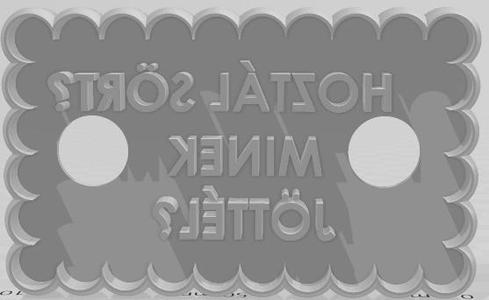 Poénos barátságtalan sütiszaggató / Hungarian Funny Unfriendly Cookie cutter
