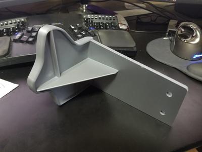 Unfinished Trackball Mouse Mount