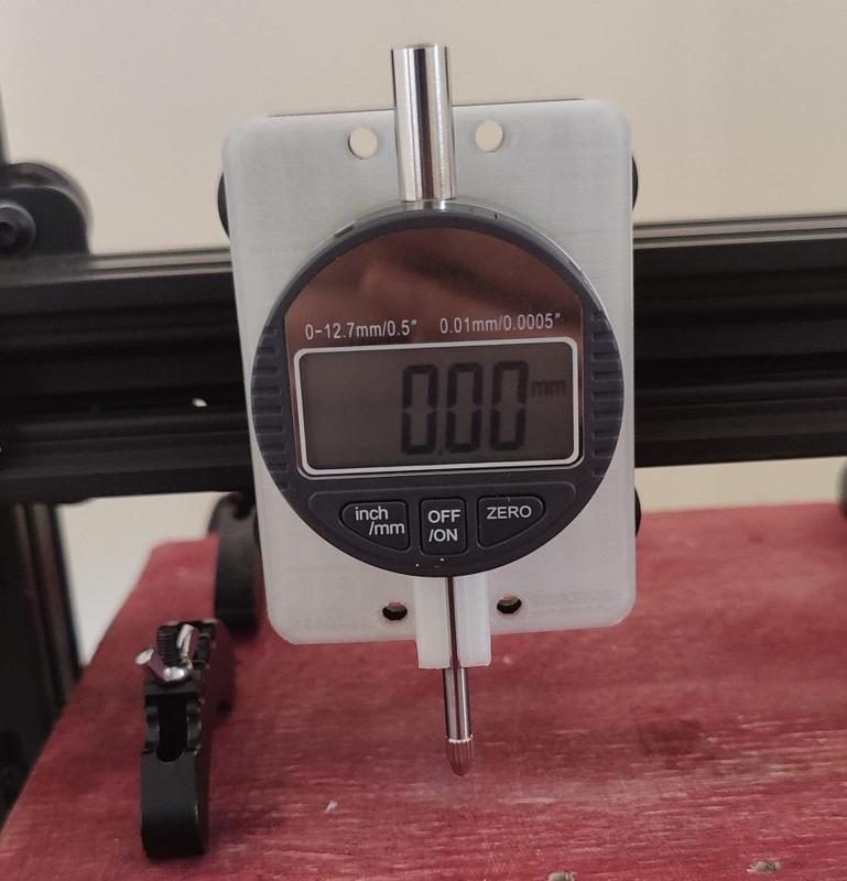 Dial gauge mount for Creality CP-01