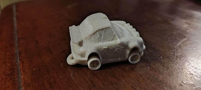 Print in Place Porsche Safari Classic //Key ring//Cartoon (PRINT IN PLACE)