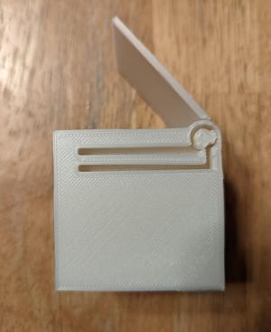 Print-in-place box with cam lid