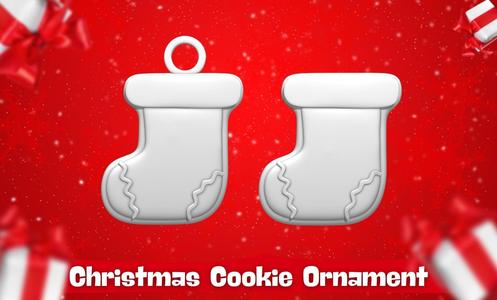 Christmas Cookie Ornament - Pendant - Christmas Tree 10