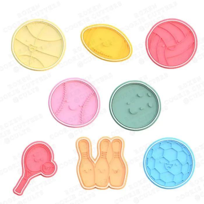 Sport cookie cutter set of 8