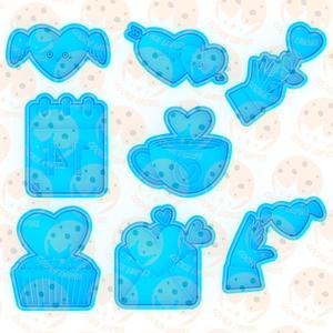 Valentines day cookie cutter set of 8