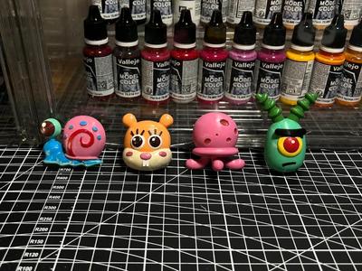 Spongebob Squarepants Fridge Magnet Series Part Two (No Supports Needed)