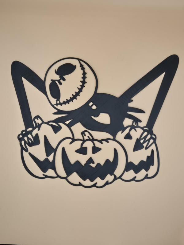 Halloween Pumpkins Line Art for 3D Printing
