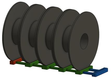 Modular filament rack