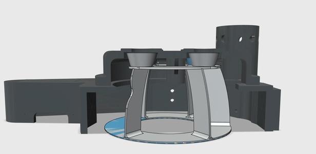 Light Holder for 3D Printed Ghostbusters props proton pack