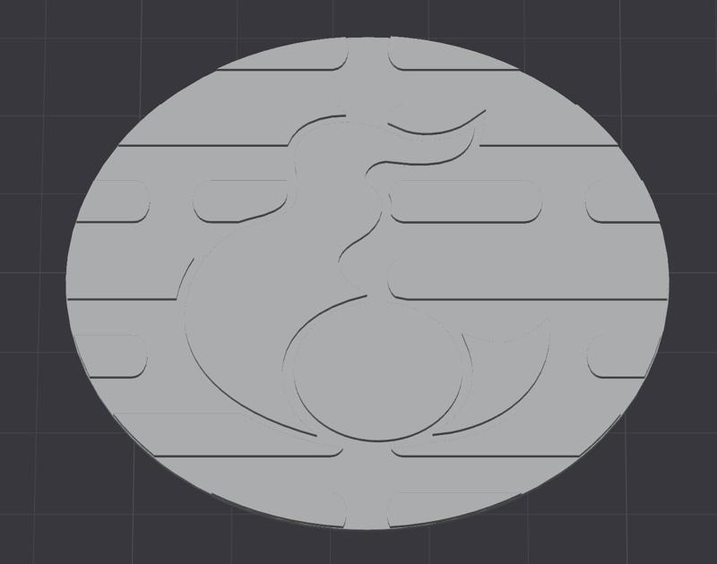 God of Change Industrial topper for 65mm/60mm base
