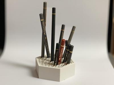Pen Holder Honeycomb