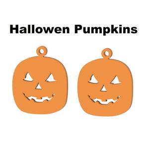 🎃 Spooky Pumpkin Halloween Earrings 🎃