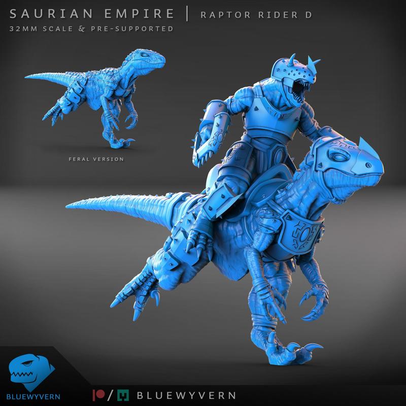 Saurian Empire - Raptor Rider D
