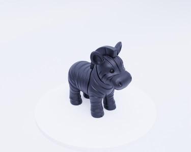 Cute Zebra Standing - Charming Striped Equine