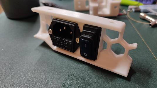 Tiny-M Filtered C14 AC inlet with KCD3 Switch
