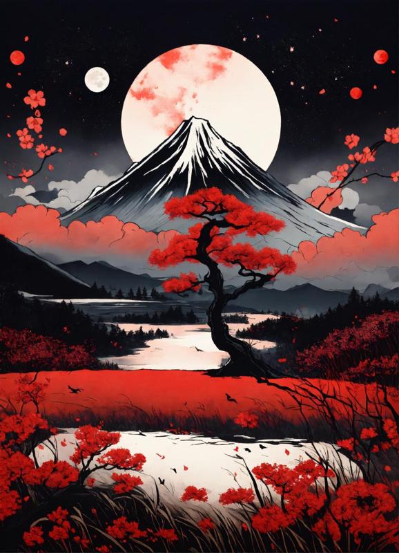 Mt FUji Red RIver