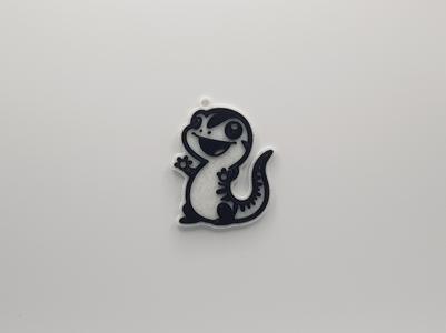 Cute Lizard Keychain
