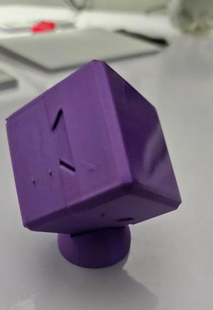 Small puzzle box with stand