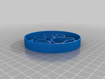 Paw Print Cookie Cutter