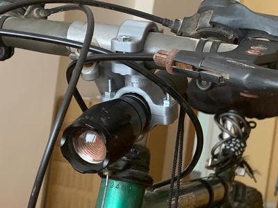 Bike Flashlight Mount