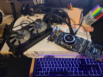 GPU AIO shroud and 120mm mount