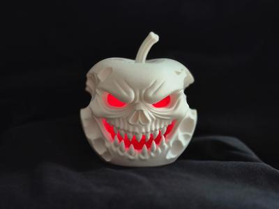 Spooky Apple – LED Tealight Decor Halloween