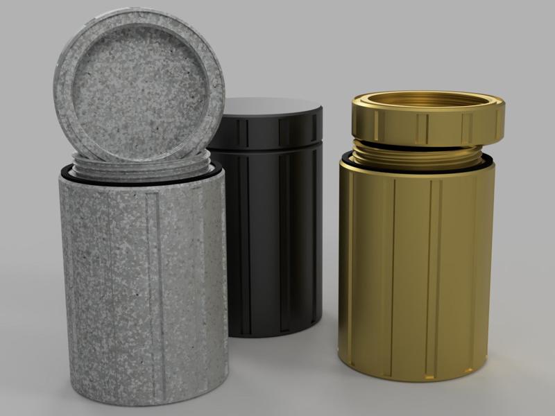 Thick Sealed Screw Top Container