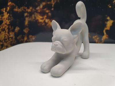 Frenchie Abstract Dog Figurine