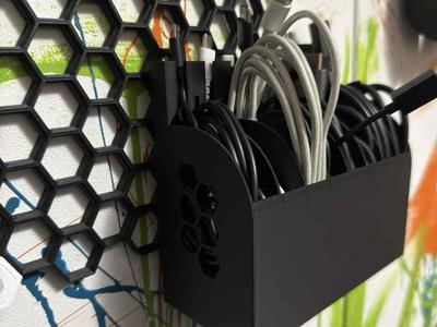 HoneyComb Storage Wall Cable Box
