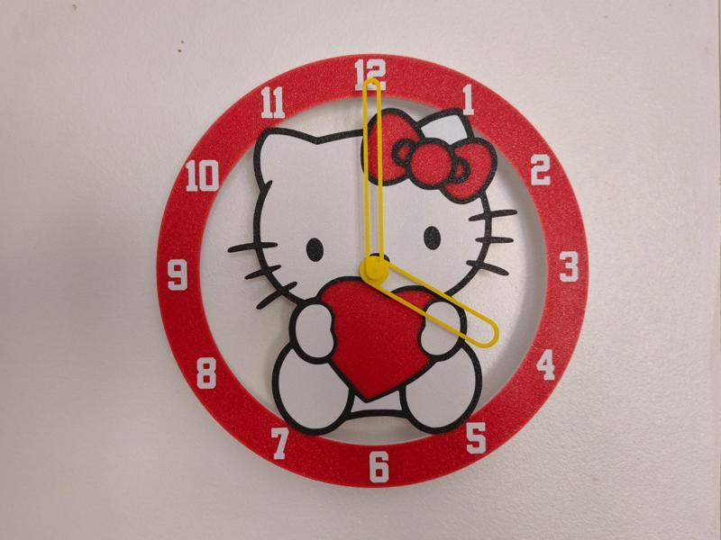 Hello Kitty Wall Clock