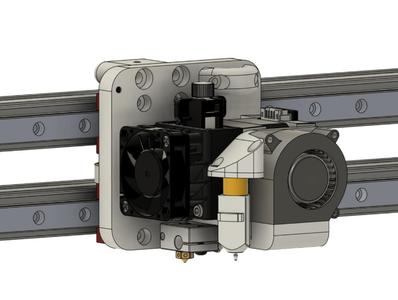 Tevo BW - MGN12 X Conversion - Hemera V6 Side Mount